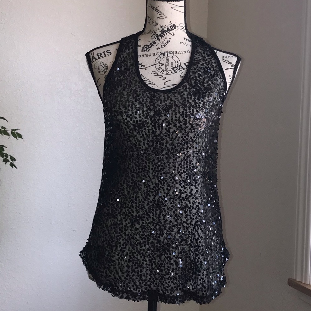 Forever 21 Women's glitter tank top - Picture 2 of 7